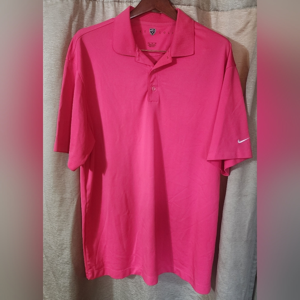 Nike Pink Polo Shirt
